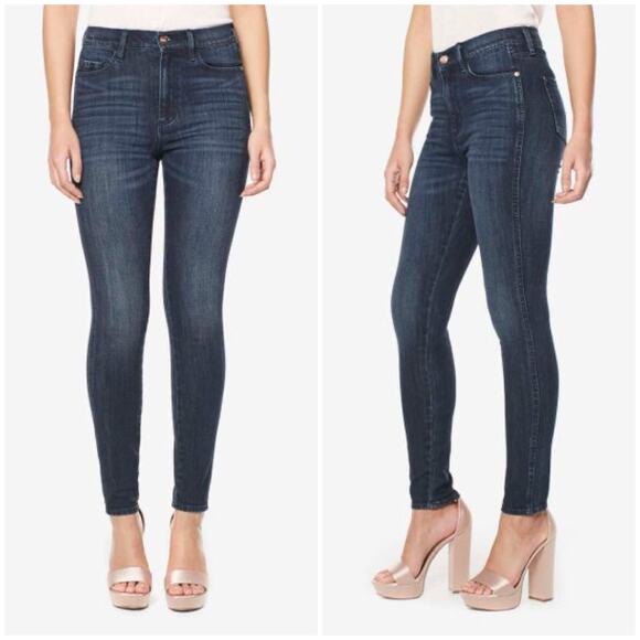 Nordstrom Buffalo Ivy Dark Wash High Rise Skinny Jeans Size 26 - Picture 1 of 5